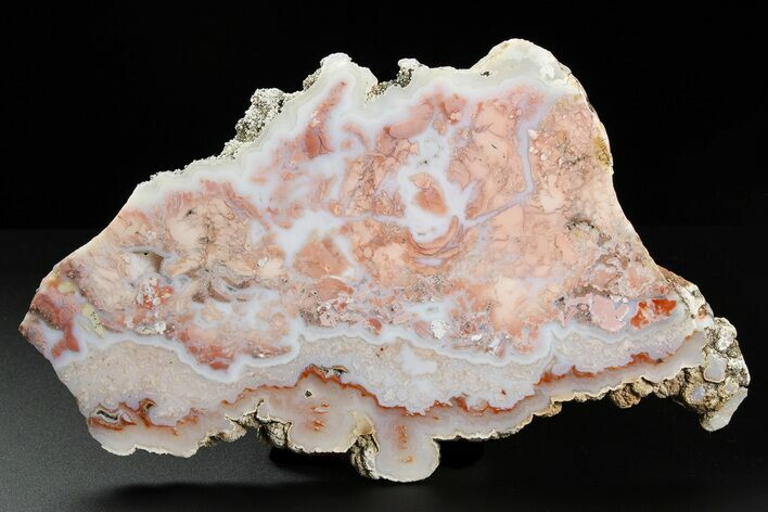 Polished Cotton Candy Agate Slab - Mexico #263873
